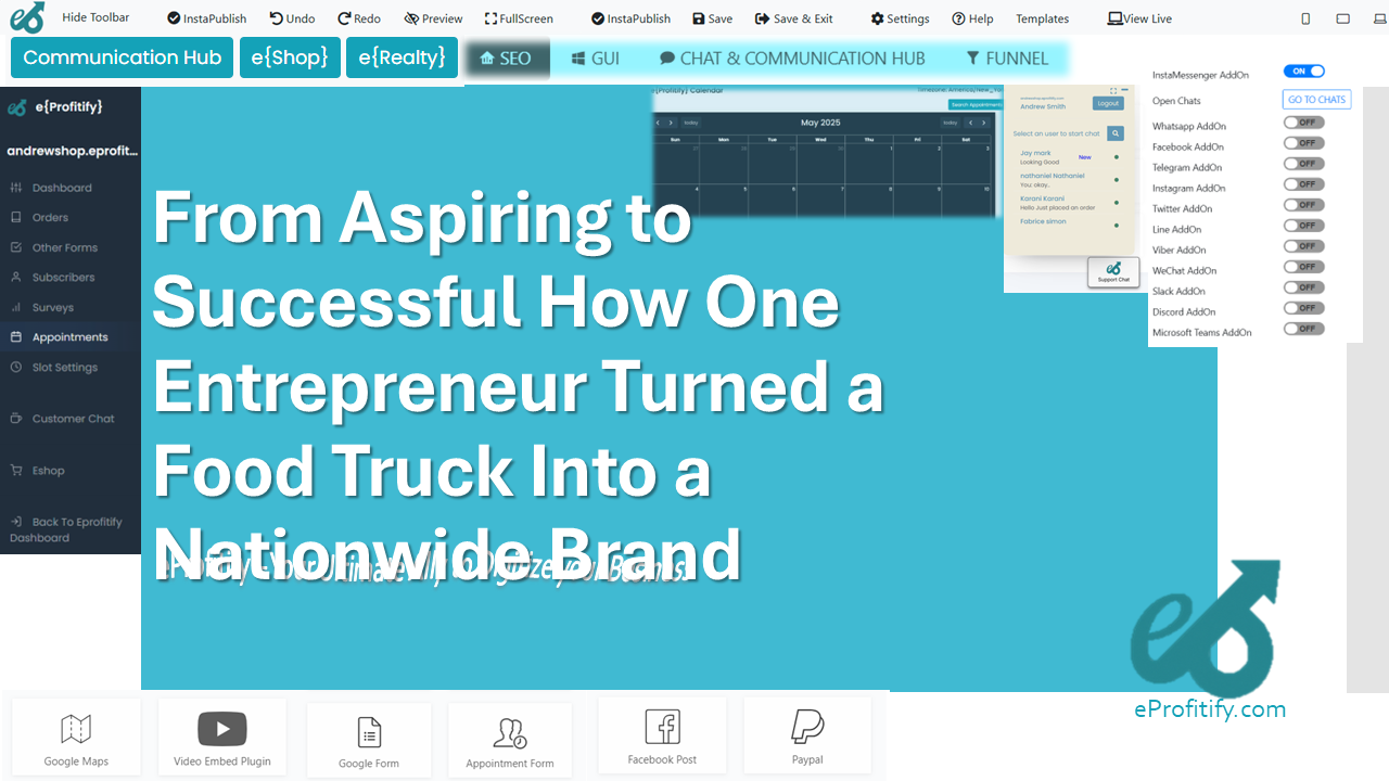 From Aspiring to Successful How One Entrepreneur Turned a Food Truck Into a Nationwide Brand